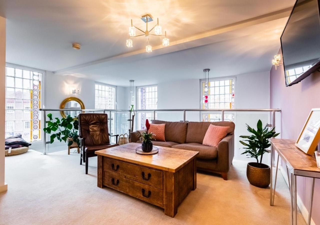 Lux Duplex Apartment 19Th Century Chapel Wakefield Centre Buitenkant foto